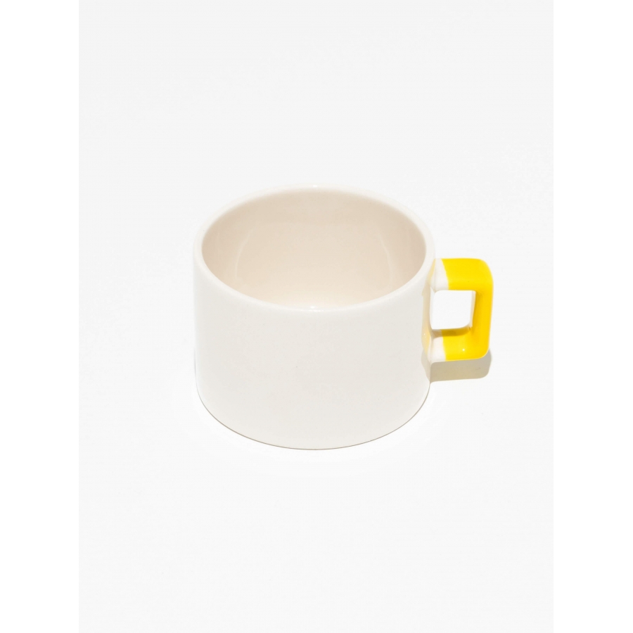 Sarı Kulplu Kahve Fincanı