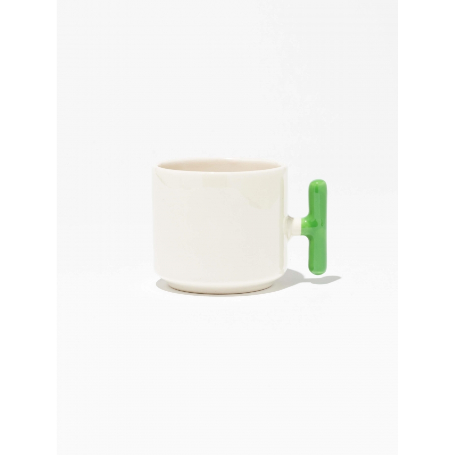 Kulpu Yeşil Latte Fincanı