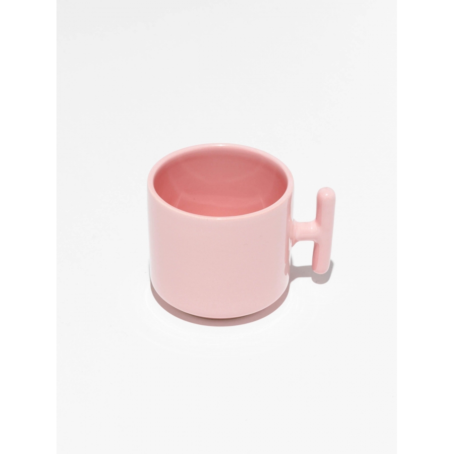 Pastel Pembe Latte Fincanı