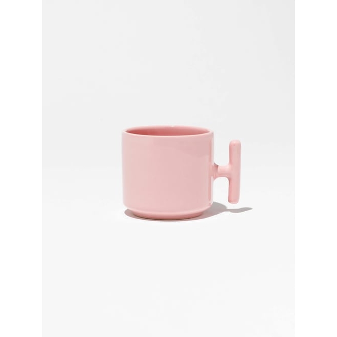 Pastel Pembe Latte Fincanı